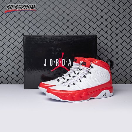 Jordan 9 Retro White Gym Red 302370-160 Size 40-47.5