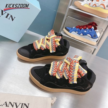 LANVIN Curb sneakers black DRA2-A2010 Size 35-45