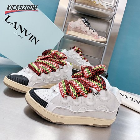 LANVIN Curb sneakers white DRA2-A2000 Size 35-45