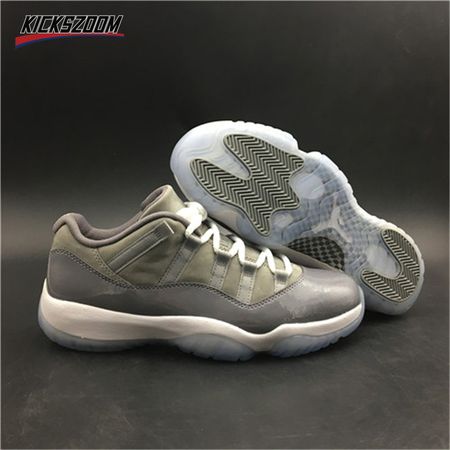 Jordan 11 Retro Low Cool Grey 528895-003 Size 36-47.5