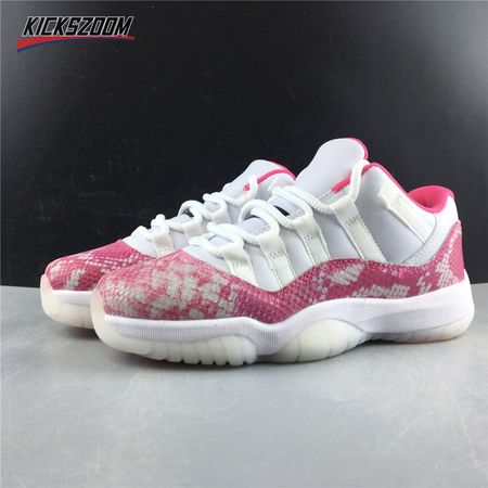 Jordan 11 Retro Low Pink Snakeskin (2019) (Women's) AH7860-106 Size 36-47.5