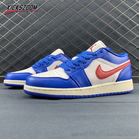 Jordan 1 Low Sport Blue Gym Red (Women's) DC0774-416 Size 36-47.5