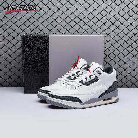 Jordan 3 Retro Cement Grey CT8532-106 Size 36-47.5